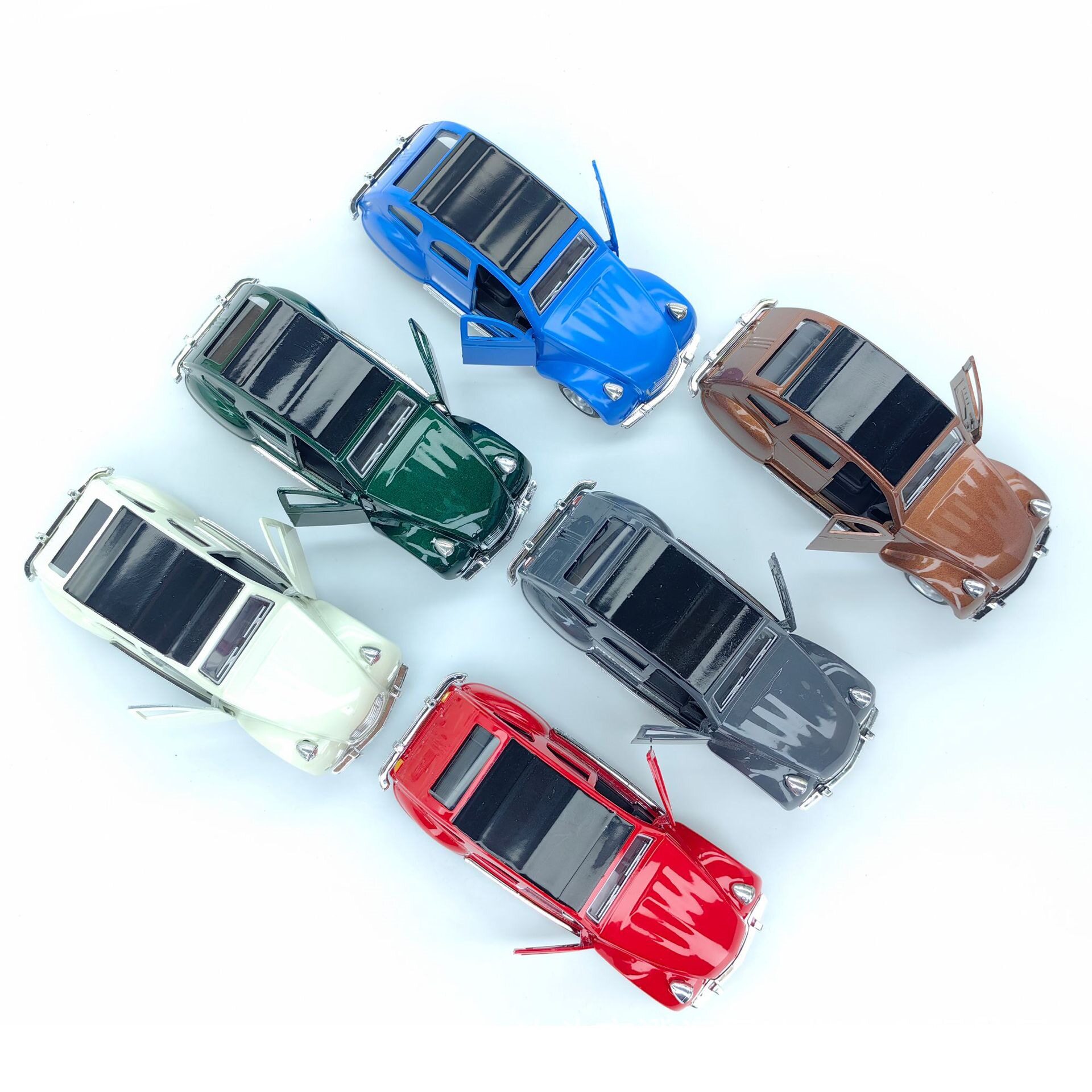 跨境老爷车儿童合金玩具车仿真合金车1:34男孩车子合金车模型玩具