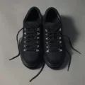 Black leather shoe size