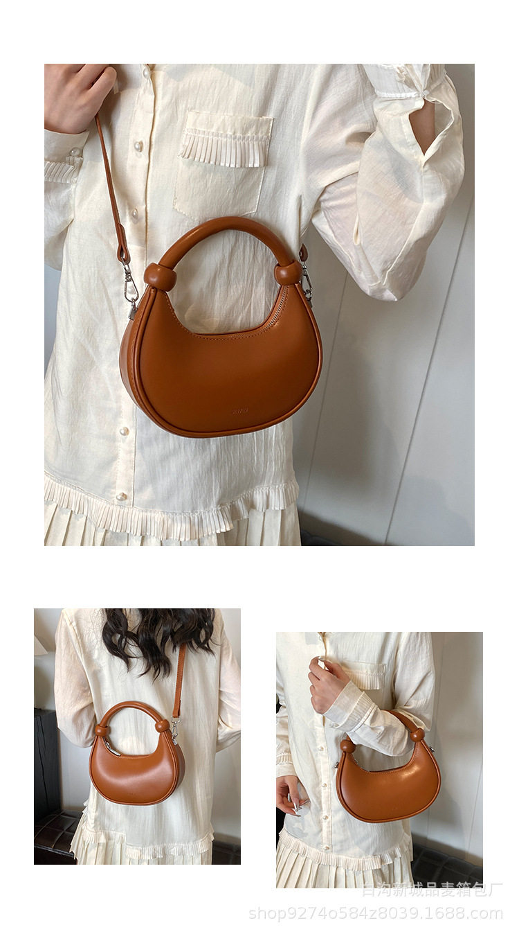 French Niche Elegant Handheld Small Bag Women's Bag New Trendy Fashion Shoulder Bag Foreign Style Crossbody Dumpling Bag 4 O1CN01Da0aDO2HKyDRMuyqc !!2215913929133 0 cib