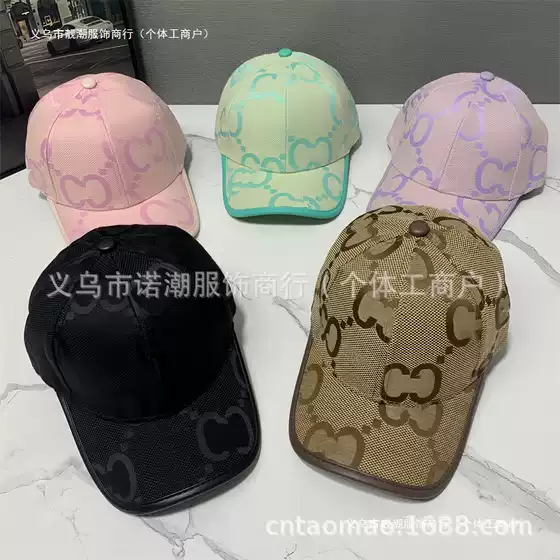 Cross-Border Hot Selling Correct Version Letter Jacquard Sun Hat Peaked Cap Casual European and American Versatile Baseball Cap Men's and Women's Hats