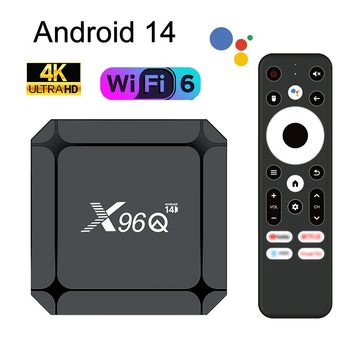 X96Q Atv Android 14 Rk3518 Tv Box Usb3.0 Dual-Band Wifi4K Network Player Set-Top Box