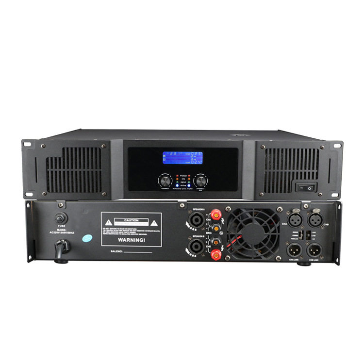 Dual-Channel Professional Digital Power Amplifier Stage Wedding Performance Td Class 2U Professional Power Amplifier Home Karaoke Xt Amplifier
