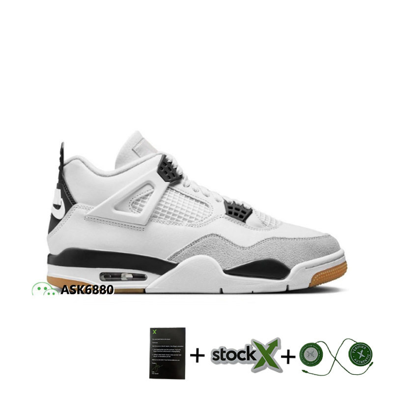 Men Women 4S IV Basketball Shoes Sport Trainer Sneaker 36-47