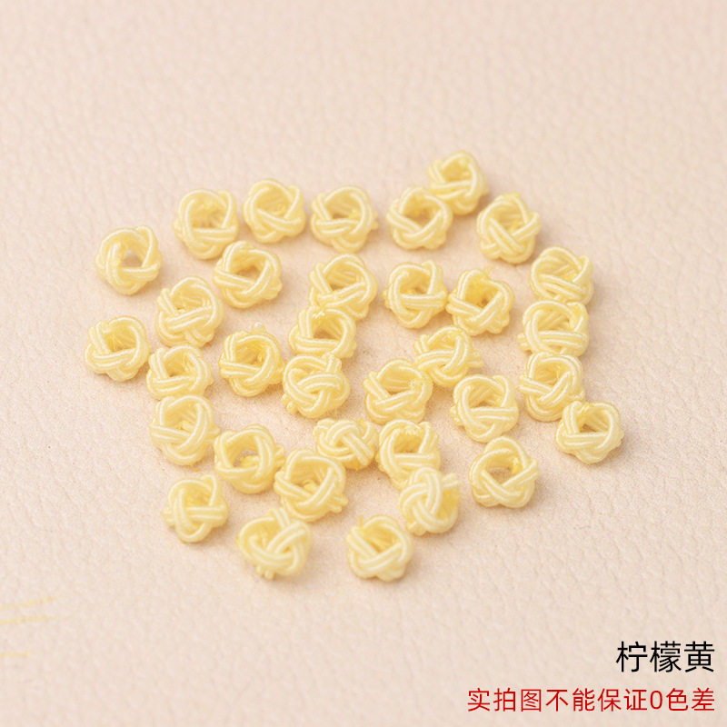 手编菠萝球菠萝扣菠萝结 纽扣结手链项链绳收尾扣diy饰品配件批发