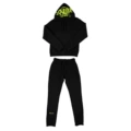 T03 black suit [green print]