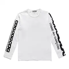 Heyplay Japanese-Style Trendy Brand Red Heart Long-Sleeve T-Shirt Unisex Arm Letter Print Couple's Base Shirt