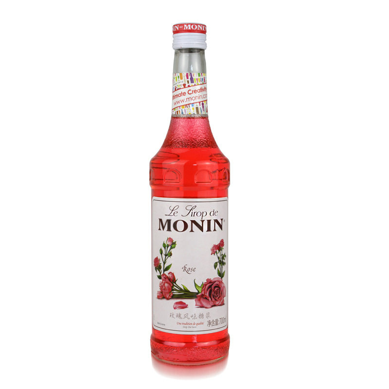 Monin Syrup 700ml Vanilla Orange Peel Hazelnut Lemon Green Mint Syrup Glass Bottle Coffee Cocktail