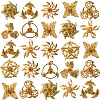 Cross-Border New Alloy Small Gyro Metal Naruto Small Mini Gyro Mini Fingertip Gyro Toy