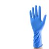 Wholesale 12 inch white Ding Qing gloves food grade acid and alkali resistant disposable lengthened thick durable nitrile gloves