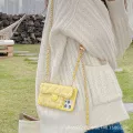 Adjustable diagonal long chain [lemon yellow]