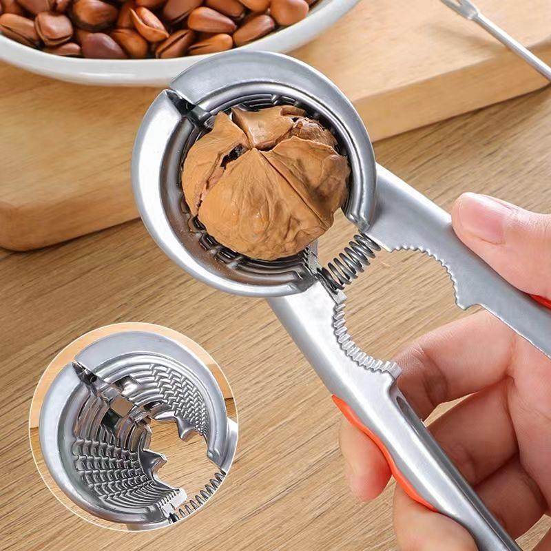 Household Walnut Clip Hazelnut Clip Pliers Artifact Opening Nut Peeling Walnut Tool Clip Walnut Multifunctional Shell Breaking Tool