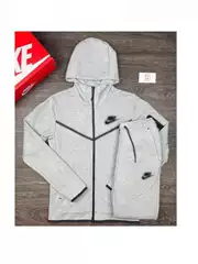 Cross-Border New Spring and Autumn Hooded Set for Men and Women, Nk Sports Casual Set, Sports Fashion Jacket, Long Pants, Trendy Brand Outfit