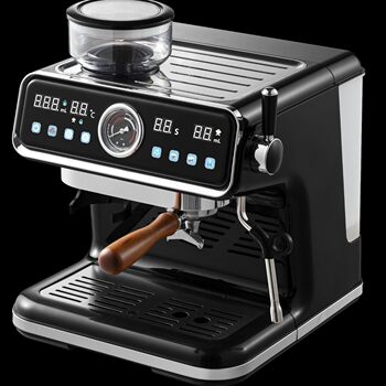Commercial Coffee Machine Cross-Border Italian Semi-Automatic Coffee Machine for Home and Commercial Use with Integrated Bean Grinder and Extraction for Milk Foam and Cold Brew Coffee