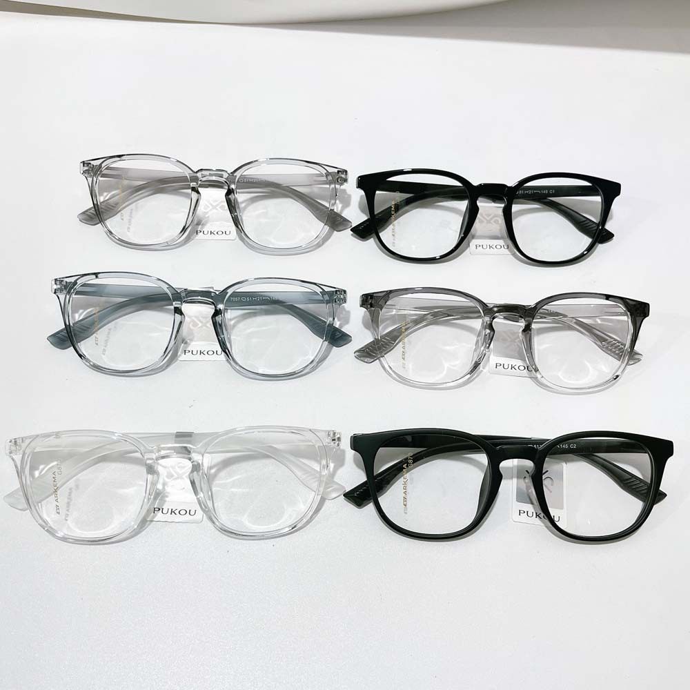 Korean style new Akoma ultra-light glasses frame plain glasses men and women myopia big face big frame Net red glasses frame