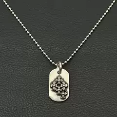 Vintage Multi-Cross Medal Pendant Necklace for Men and Women Edgy European Style Cross Charm Necklace Classic Medium Size