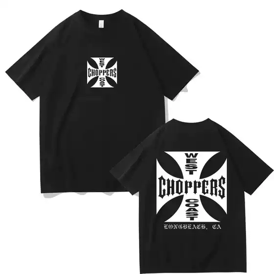 Summer Fashion Graphic Tee for Men and Women Cotton West Coast Choppers