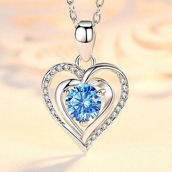 Heart of the Sea Pendant Collarbone Light Luxury New Simple Acceptable Jewelry Love Necklace
