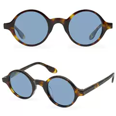 American fashion brand sunglasses NEW YORK EYEWEAR plate sunglasses retro round small size ZOLMAN men and women
