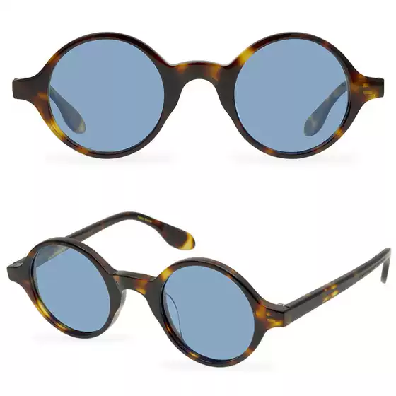 American fashion brand sunglasses NEW YORK EYEWEAR plate sunglasses retro round small size ZOLMAN men and women