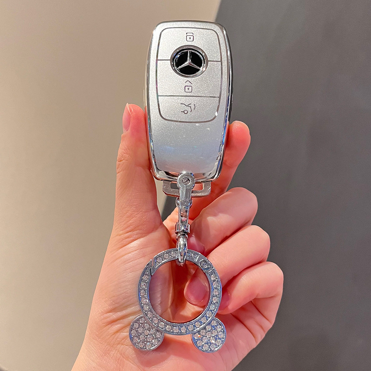 Suitable for Mercedes-Benz Key Cover Gla200/C200L Buckle B200 Car Cla220 Shell C180L/A180 Male Glc260