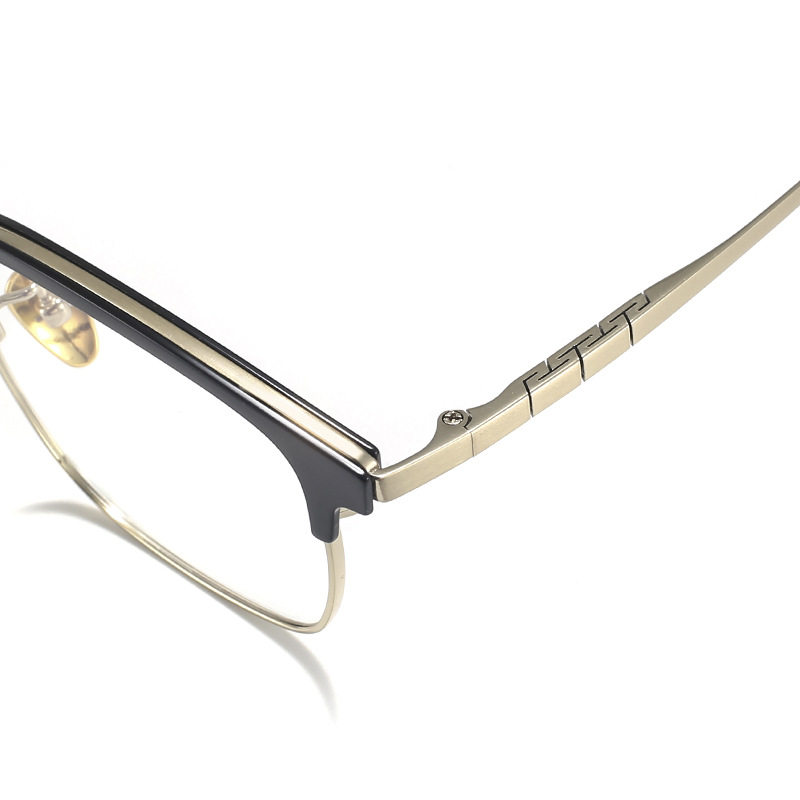 2025 New Gy15305 Series Ultra-Light Fashionable Eyebrow Pure Titanium Glasses Frame Simple and Elegant High-End