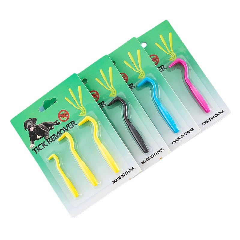 Pet insect trap hard tick extractor cat and dog tick removal hook tick hook cat and dog tick removal scratching jumping comb pet supplies