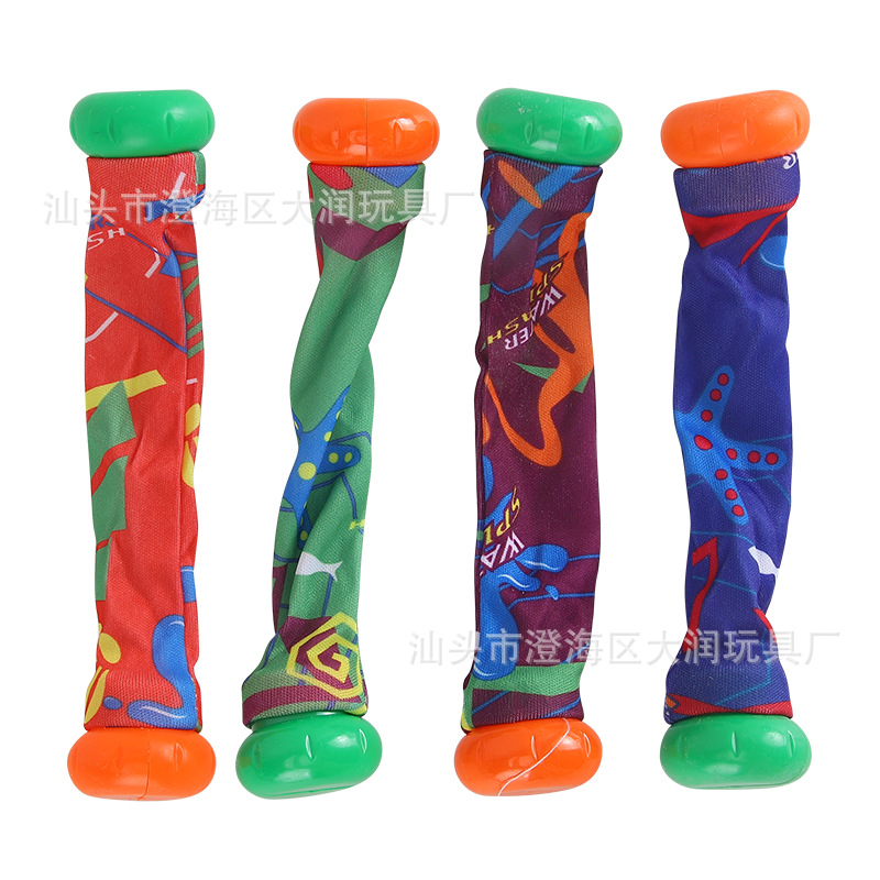 跨境亚马逊戏水潜水玩具儿童游泳池寻宝潜水鱼雷水环钻石套装玩具