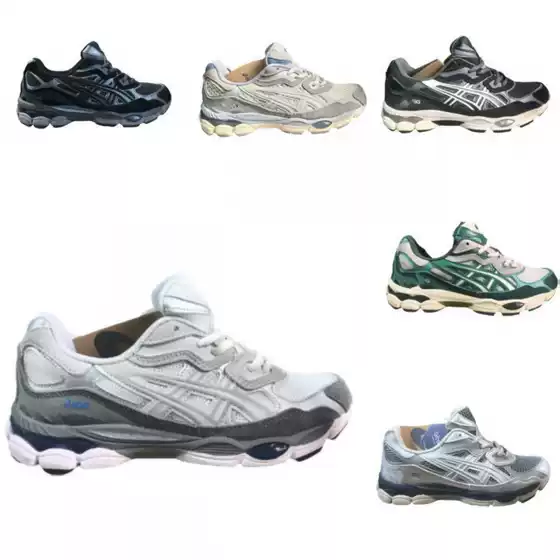 High-End Nyc Series Men's and Women's Shock-Absorbing Sports Shoes, Retro Versatile Running Shoes, Wear-Resistant and Non-Slip Couple's Running Shoes