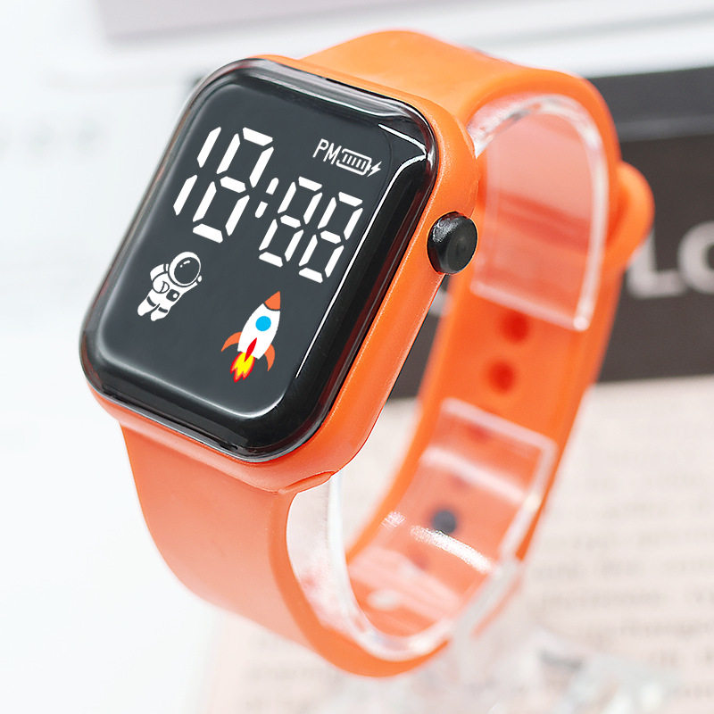block astronaut LED electronic watch life student leisure electronic watch spot
