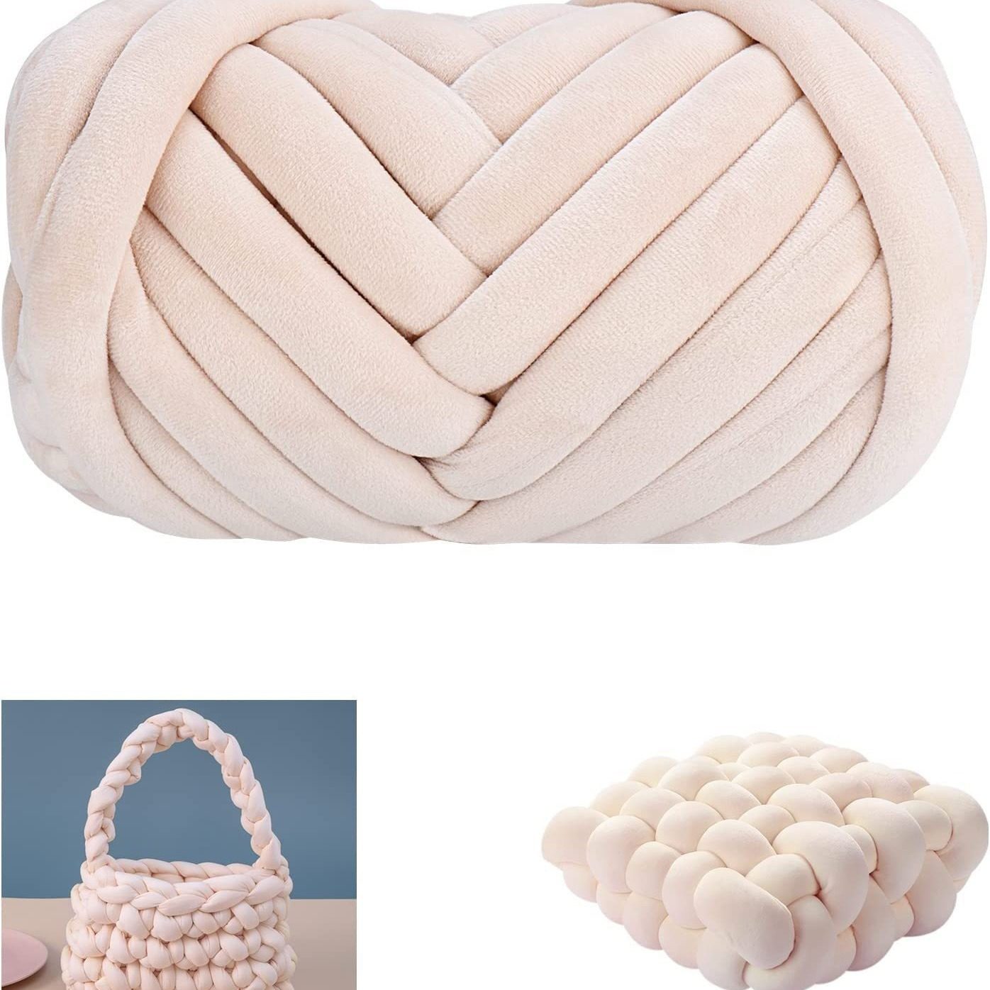 Cross-border new DIY core yarn 3cm thick velvet Crystal flannel line pillow cat Nest line in stock
