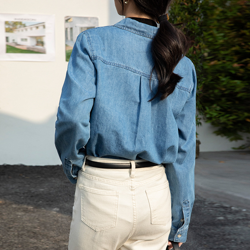 (Mới) Mã K0010 Giá 690K: Áo Khoác Nữ Gutdo Dài Tay Hàng Mùa Xuân Thu Đông Thời Trang Nữ Chất Liệu Jean Bò G02 Sản Phẩm Mới, (Miễn Phí Vận Chuyển Toàn Quốc).