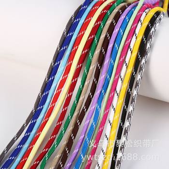 5mm in stock color diy color braided rope polka dot pants mobile phone pet rope belt