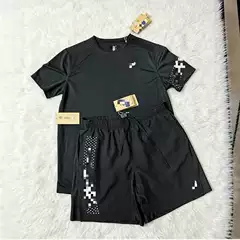 26 Years of Cross-Border Sales of European and American Summer Sports Quick-Drying Breathable Simple Men's Suits Casual Sports Suits