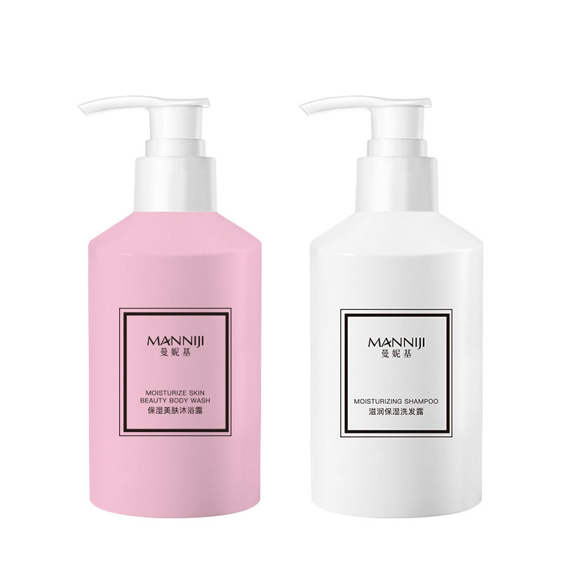 Maniki Moisturizing Skin Beauty Shower Gel Shampoo Set Silky Shampoo Long-Lasting Smooth Washing Cover Anti-Dandruff