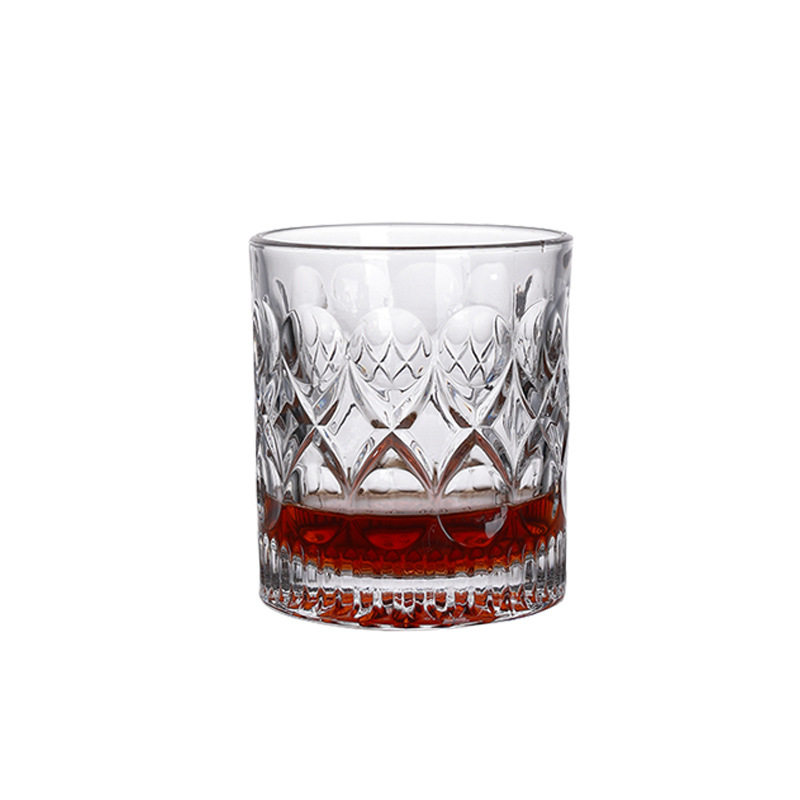 Whiskey Glass Ins Style Scandinavian Classical Wine Glass Crystal Glass Octagonal Home Wine Set Beer Glass