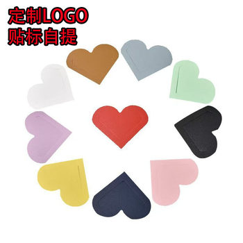 Creative and Simple Blank Leather Mini Heart-Shaped Bookmark, Portable Stationery for Students, Homework Book Clip, Book Corner Protector