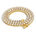Golden dragon whisker buckle 3mm tennis chain