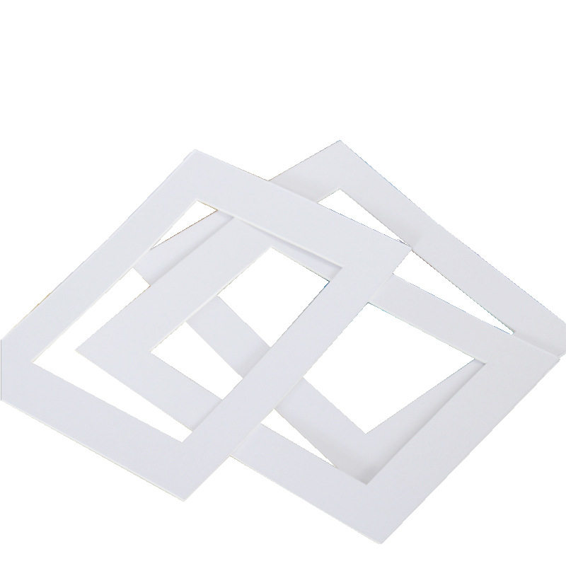 Wholesale photo frame cardboard picture frame accessories photo frame lining A3A4 cardboard 8 10 inch picture frame with hollow cardboard mounting