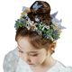 Butterfly Elf Fairy Headwear Children's Blue Wreath Hair Accessories Girls' Performance Dress Crown Crown Headband
