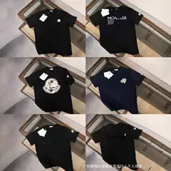 Plus-Size Men's Clothing, Same Style Short-Sleeve Crew Neck Unisex Heavyweight Printed m Classic Sweatshirt, Loose High-End Couple's Versatile Wear