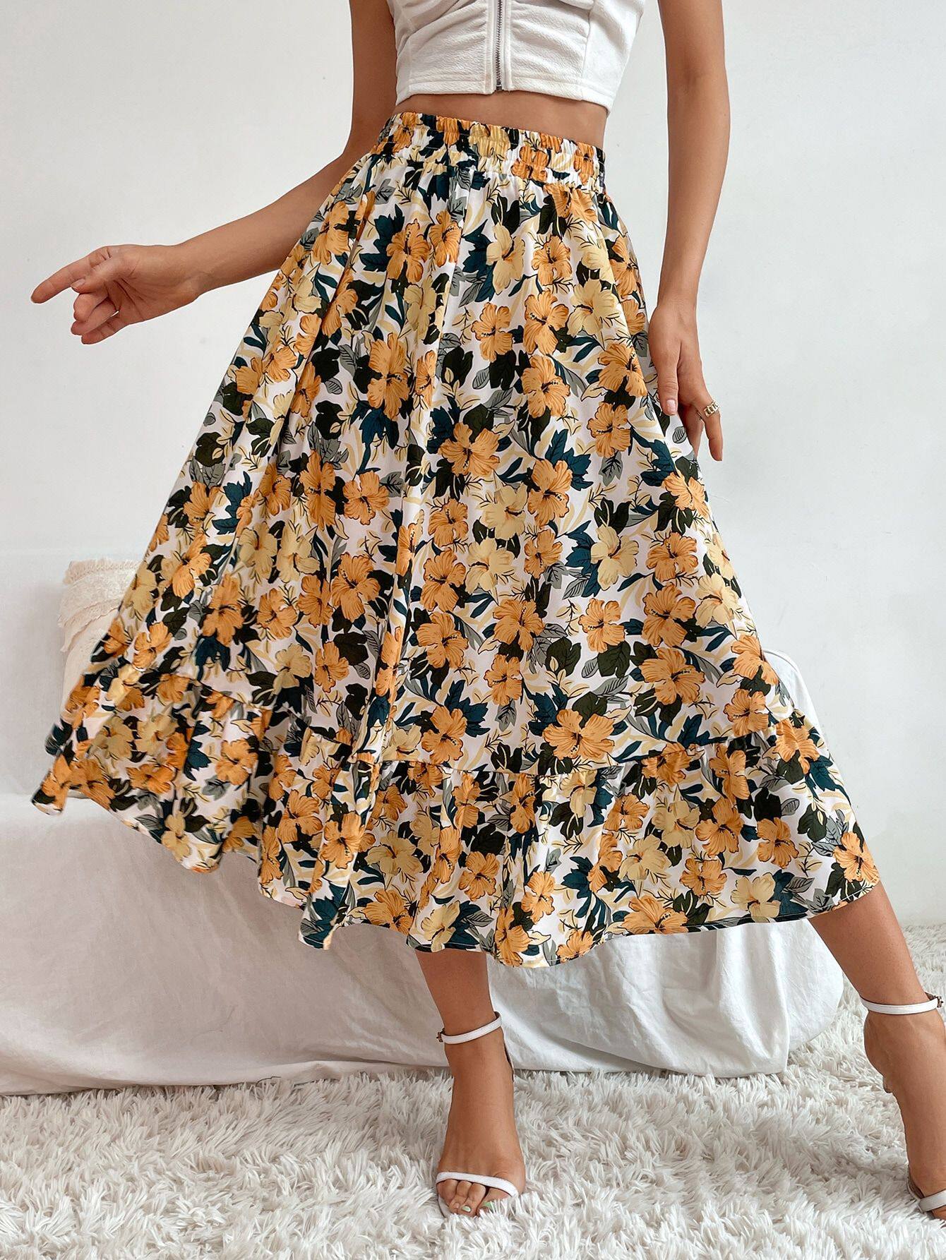 Leopard Print A Line Midi Skirt Slim Fit Elegant Style Womens Fashion Perfect for Casual or Office Wear Wholesale