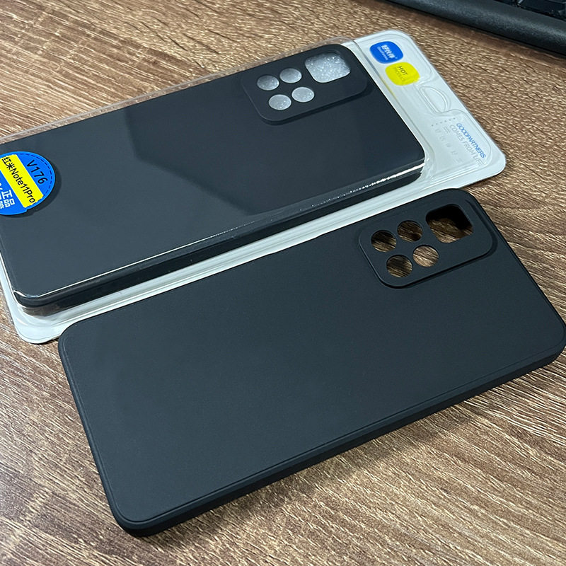 Good partner smart scan code to find Shell magic box for OPPO Huawei vivo Frosted Black simple phone case Wholesale