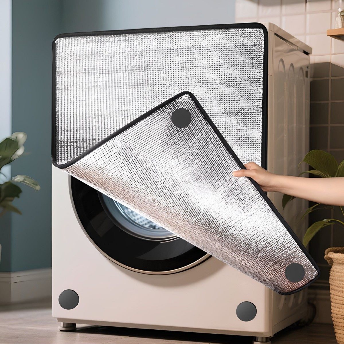 Sunshade Cover for Drum Washing Machine, Heat Insulation Magic Sunshade, Waterproof Curtain for Balcony, Special Shield Protector