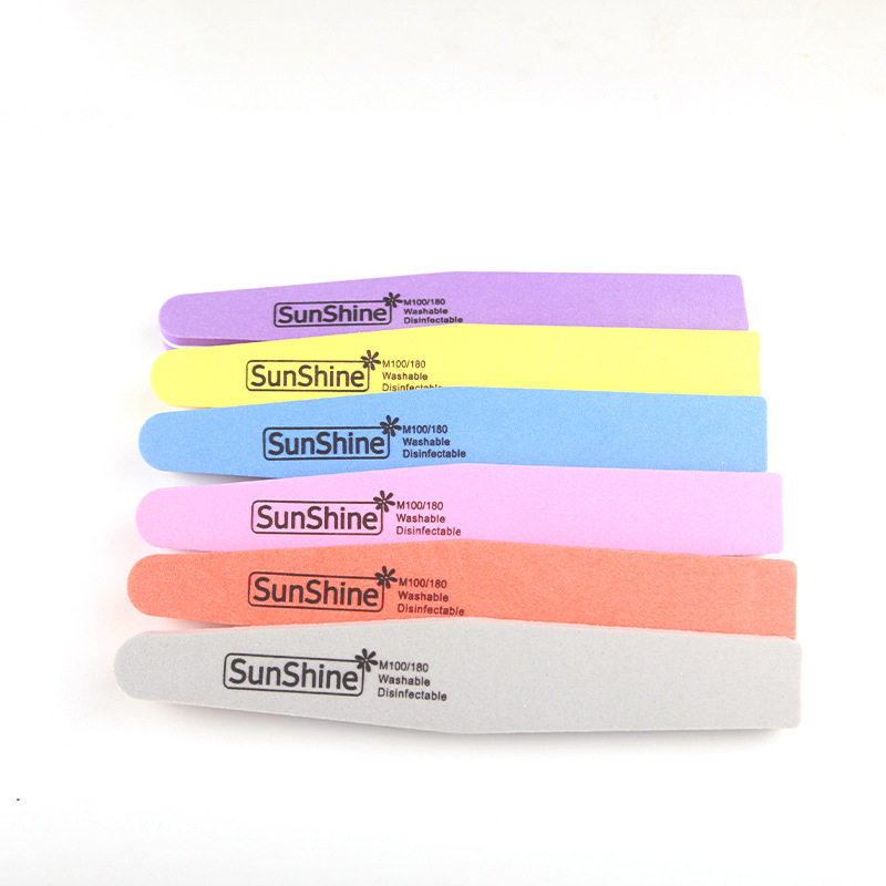 sunshine nail sponge sand bar sanding strip manicure set tool nail file does not drop sand waterproof grinding Rod