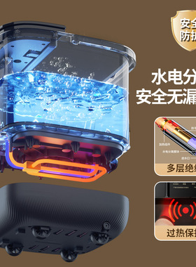 奥克斯泡脚桶电动智能恒温足浴盆全自动加热按摩家用洗脚盆过小腿