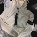 Zip sweatshirt stone beige