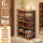 Стойка для обуви из цельного дерева, многослойный бытовой вход, небольшая узкая стойка в помещении, простой шкаф для обуви в общежитии 2025 года постройки mini 5