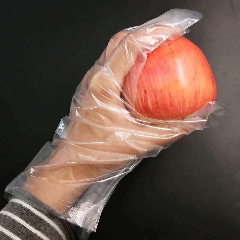 Disposable gloves individually packaged plastic film thickened boxed wholesale pe food grade manufacturers wholesale