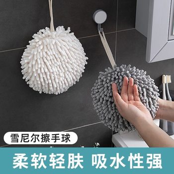Creative absorbent towel chenille thickened wipe handball household bathroom hanging quick-drying towel wholesale s