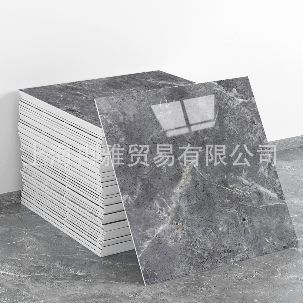 跨境外贸仿大理石鎏金3d墙面翻新装饰贴纸防油防水墙纸自粘瓷砖贴